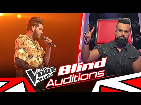 Tharindu Perera | Sinhayo (සිංහයෝ) | Blind Auditions | The Voice Sri Lanka