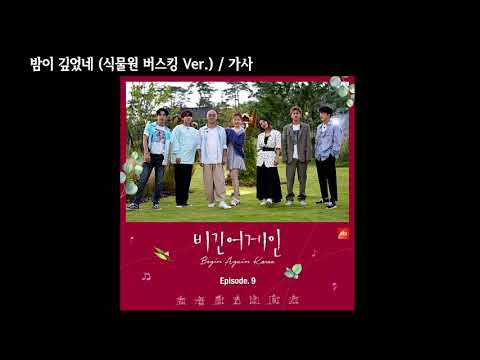 하림 - 밤이 깊었네 (식물원 버스킹 Ver.) / 가사