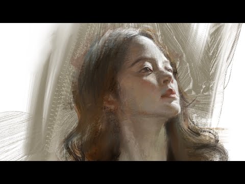 Digital painting. Portrait. Grill. 屏绘 数码绘画 肖像 女孩