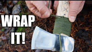 How to Wrap An Axe Handle