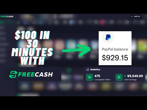 Earn $100+ Every 30 Min with Freecash! (Proof of Payment & Tips!)