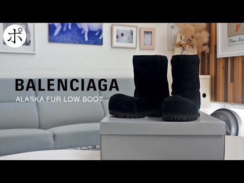 【BALENCIAGA】今年最後のデカい買い物【ALASKA FUR LOW BOOT】