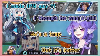 Selen thought Restia was a gril and Restia made IPN gay ?!【Selen Tatsuki | NijisanjiEN】