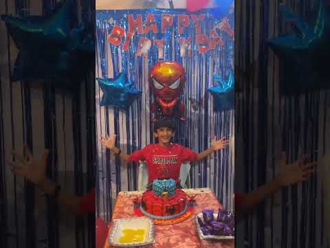 Happy Birthday#Birthday vibes#spiderman#celebrations#birthdaysong#balloons#hapiness#viral#samsfam