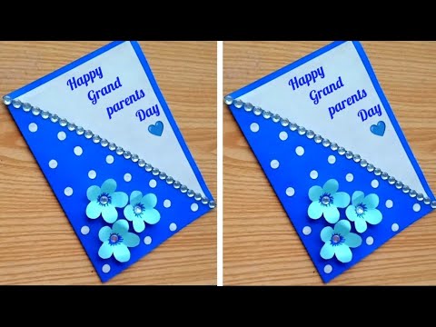 Simple & Easy Grandparent's Day Card // Grandparent's Day Card Making // Last Minute Card Idea