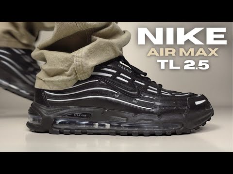 🔥 Sleek & Stealthy! Nike Air Max TL 2.5 'Black/Metallic Silver' Unboxing & Review!