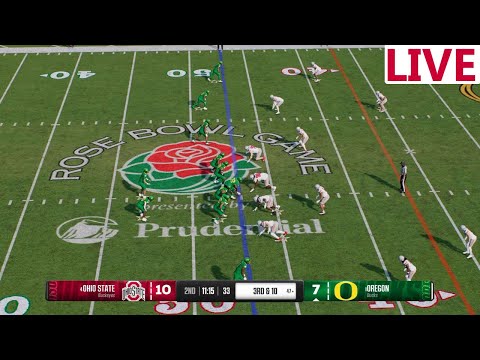 🔴NCAA LIVE 🔴Ohio State Buckeyes vs Oregon Ducks/ Rose Bowl Game / NCAA Bowls/ Envivo