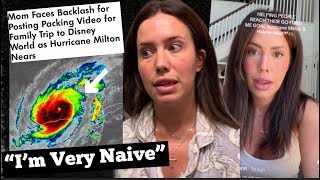 Naive Cecily Bauchmann Takes Family To Disney During Hurricane Milton