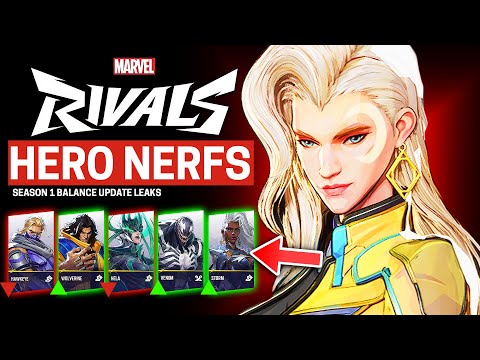 Marvel Rivals Season 1 Hero BUFFS and NERFS are Leaked?