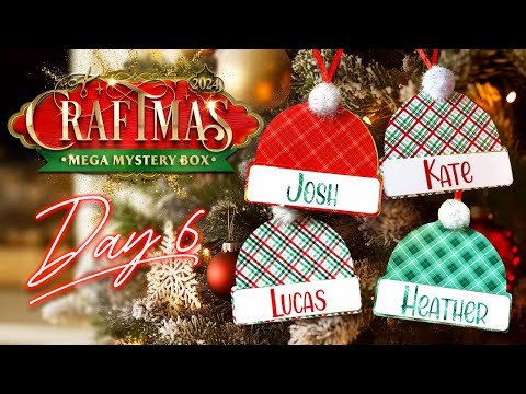 Christmas Gift Tags with Cricut! Day 6 of Craftmas MEGA Mystery Box!