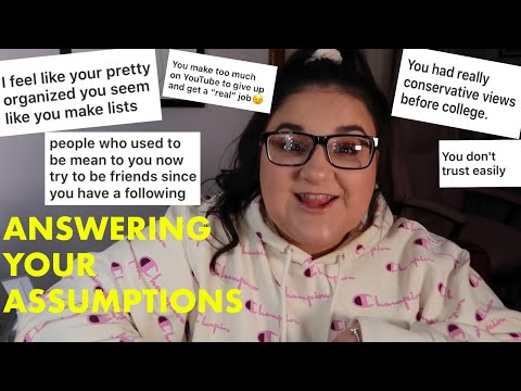 Answering YOUR Assumptions about ME! *Possible Tea*