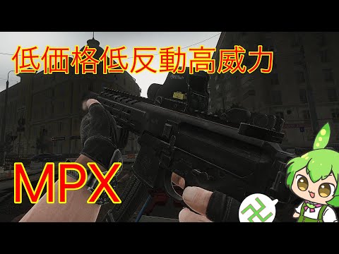 【タルコフ】低価格低反動高威力SMGを握るずんだもん実況/MPX ＆ RIP