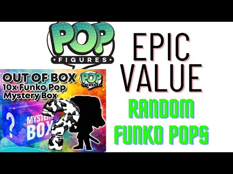 unboxing a 10 funko pops  out of box mystery box from Pop Figures #funko #funkopop #mystery