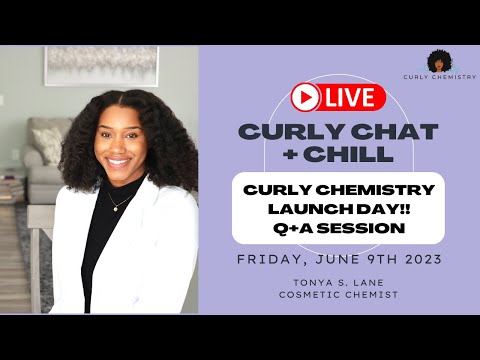 CURLY CHEMISTRY LAUNCH DAY LIVE!! MINI Q&A SESSION!