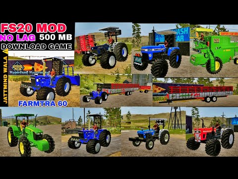 Fs20 new indian tractor mod download apk | modified tractor game | indian vehicle game tractor game