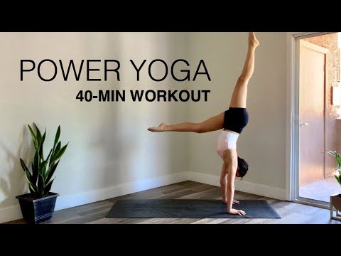 40 Minute Power Vinyasa Yoga Class