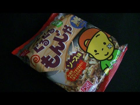 Japanese Dagashi　Monja-Yaki flavor ベビースター　ソース味 ぐるぐるもんじゃ