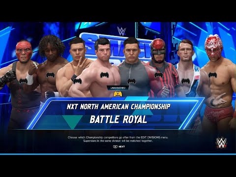 WWE 2K24 - AWA knockdown Live: 8 Man battle royal for the North American championship