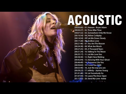 Acoustic 2024| The Best Acoustic Covers of Popular Songs 2024 | Top Acoustic Songs Collection