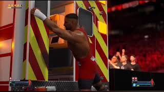 Jey Uso vs Bron Breakker Ambulance Match | WWE 2K24 Next-Gen Gameplay [EPIC ENDING!!!]