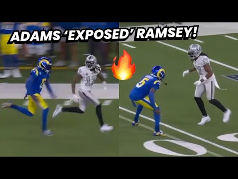 Davante Adams Vs Jalen Ramsey 🔥 FULL MATCHUP! (WR Vs CB) Raiders Vs Rams 2022 highlights