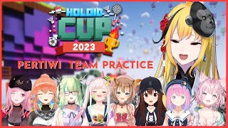 【Minecraft】HOLOIDCUP2023 PERTIWI PRACTICE!! 💪【hololive】