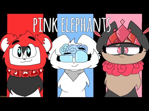 pink elephants | flipaclip | gift for pyrocryst and 0clìchë (flash warning)