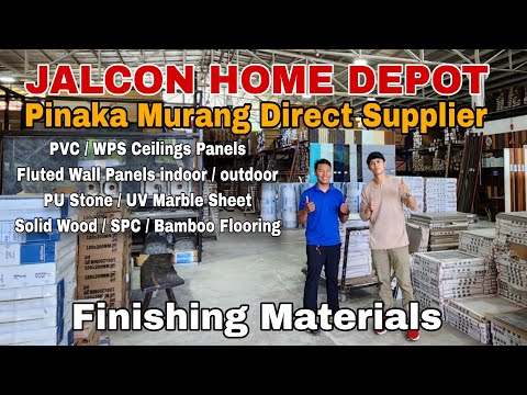 Pinaka Murang Home Finishing Materials Dahil Direct Supplier, Fluted Wall Panels indoor or outdoor