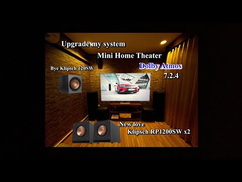 Upgrade Mini Home Theater 7.2.4 Dolby Atmos