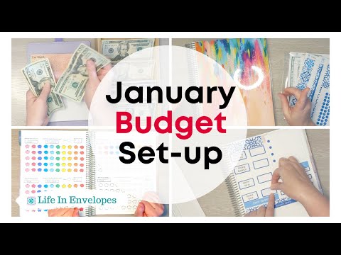 Budget Set Up / Cash Envelope Stuffing / Sinking Funds  / Low Income / Life In Envelopes