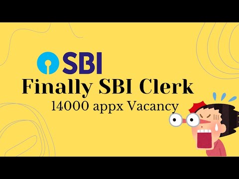 Finally SBI Clerk Vacancy OUT !! Get Ready Champs #sbiclerk  #sbi