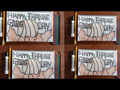 Create a THANKSGIVING Masterpiece with Squares and Pumpkins!