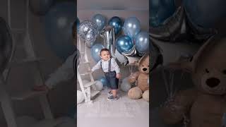 Baby boy first birthday photoshoot ideas #shorts