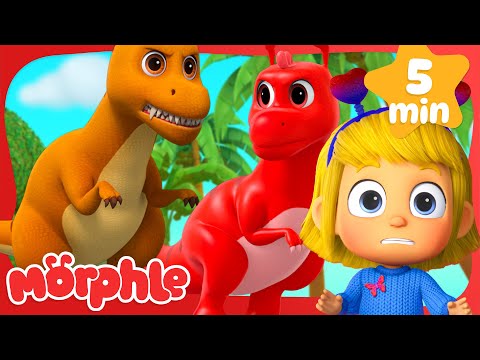 Time-Traveling T-Rex: Mila, Morphle, and Jordie | Morphle TV #shorts | Fun Kids Cartoon