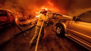 Evacuation warning in place after new wildfire erupts in West Hills area of LA