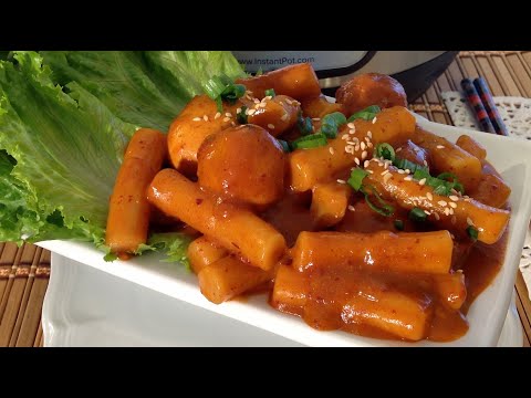 How To Make Tteokbokki-Spicy Korean Rice Cake-Instant Pot Recipes