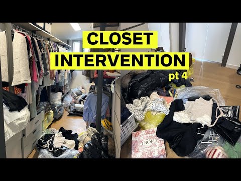 STRESSED & OVERWHELMED By Her Closet 👕  Organize CHAOS With ME  (pt 4)