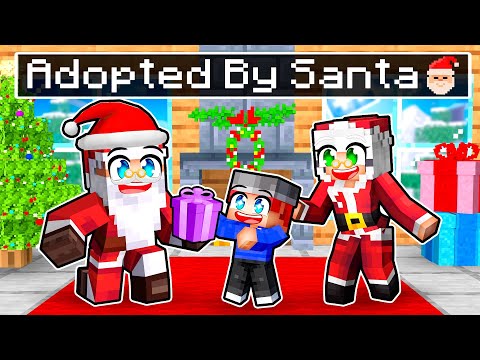 Adopted By SANTA in Minecraft!