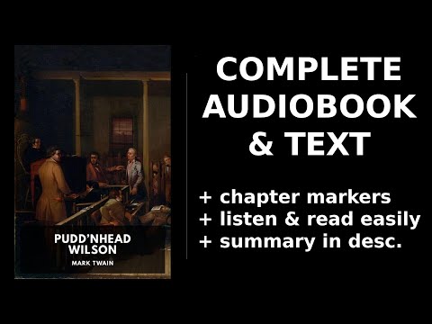 Pudd’nhead Wilson 💛 By Mark Twain FULL Audiobook