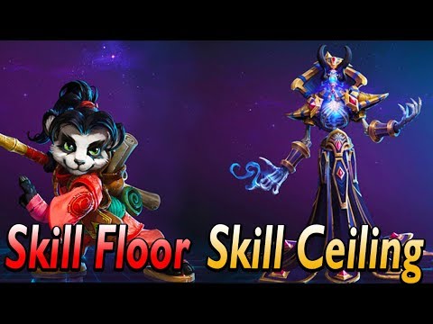 How Difficult are Heroes? Skill Floor and Skill Ceiling