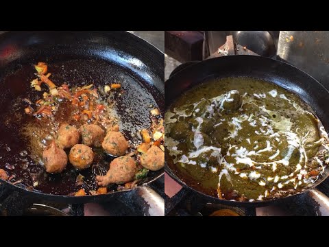 Paharganj का Palak Kofta with Mirchi Parantha 🥵 | Seth के Spl. Chur Chur Naan| Indian Street Food