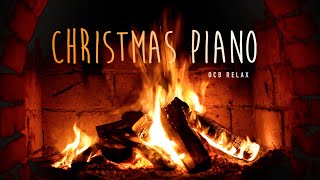 Instrumental Christmas Music with Fireplace & Piano Music 24/7 - Merry Christmas!