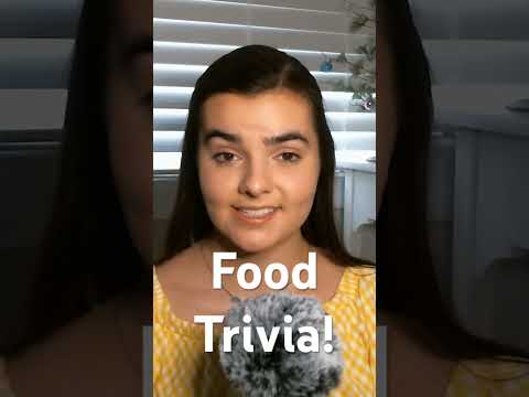 ASMR POP QUIZ! 5 Food Trivia Questions