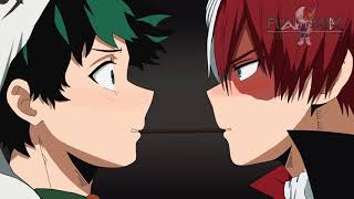 Tododeku Kiss - Pocky Halloween | Todoroki Shoto x Midoriya Izuku | feat. Bakugo Katsuki (YAOI)