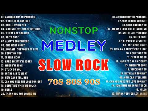 Nonstop Slow Rock Love Songs Medley 📀 Slow Rock Love Songs 80's 90' Playlist