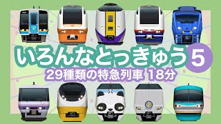 Japanese Trains for Kids - Limited Express 5