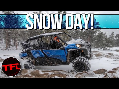 I Drive a New Can-am Commander XT 1000R Up a Mountain in the Snow: Can It Really Do It All?