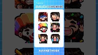 ¡Emote commission! #emotes #emote #twitch #digitalart #freelance #opencommissions #discord