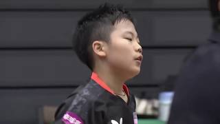 全農杯2019 ホープス男子準々決勝 松島輝空vs大坪祥馬