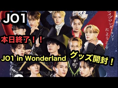 [JO1]まさかのあげ忘れ😱😱JO1 in Wonderland 代行して頂いたグッズを紹介します🥰❣️❣️❣️